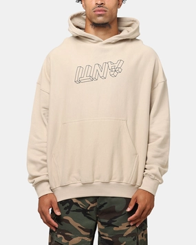 Tension Relief Seams The Anti Order Dimension Boxy Hoodie Stone