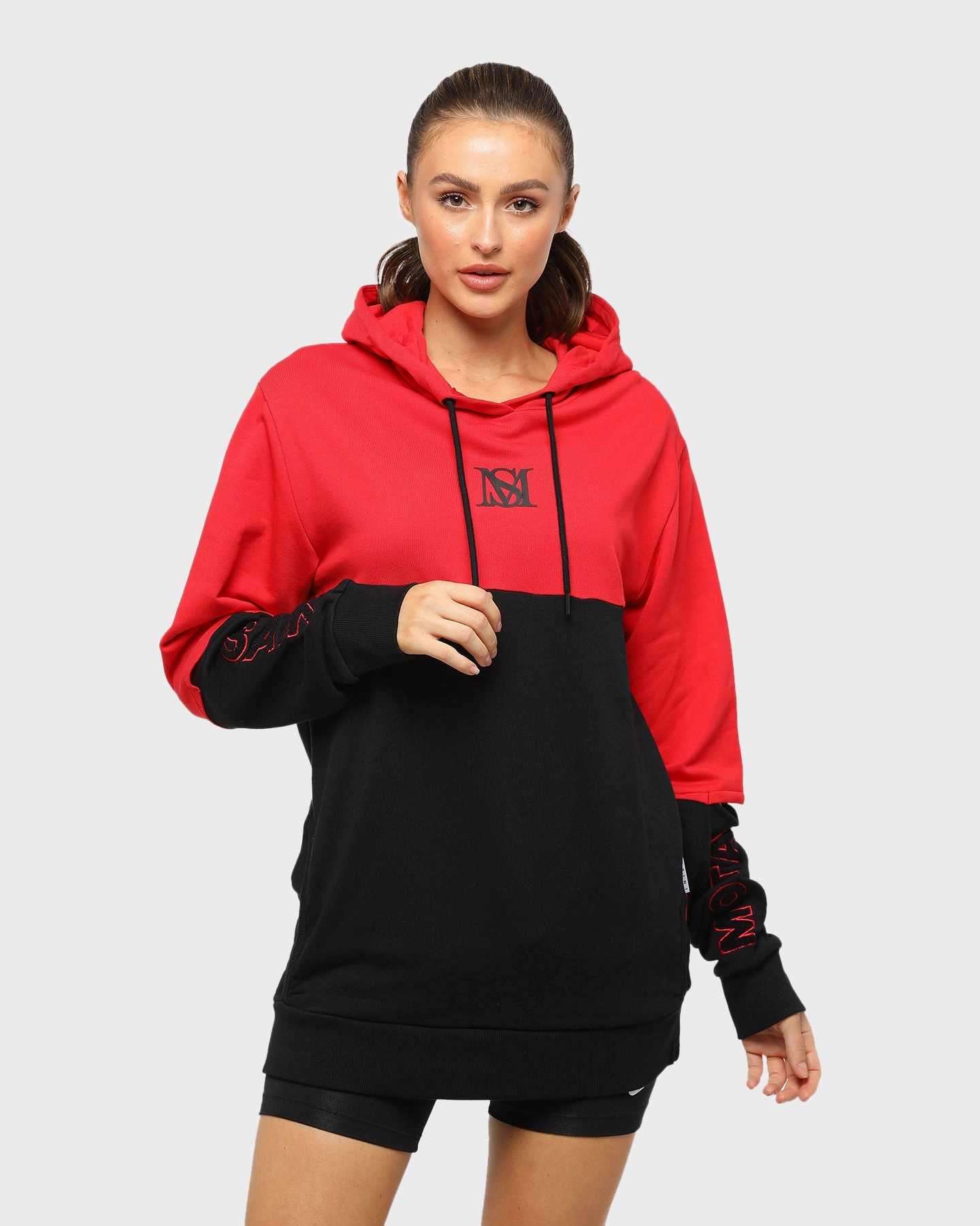 Saint Morta Justice New Age Hoody V2 Red/Black suitable for casual sports