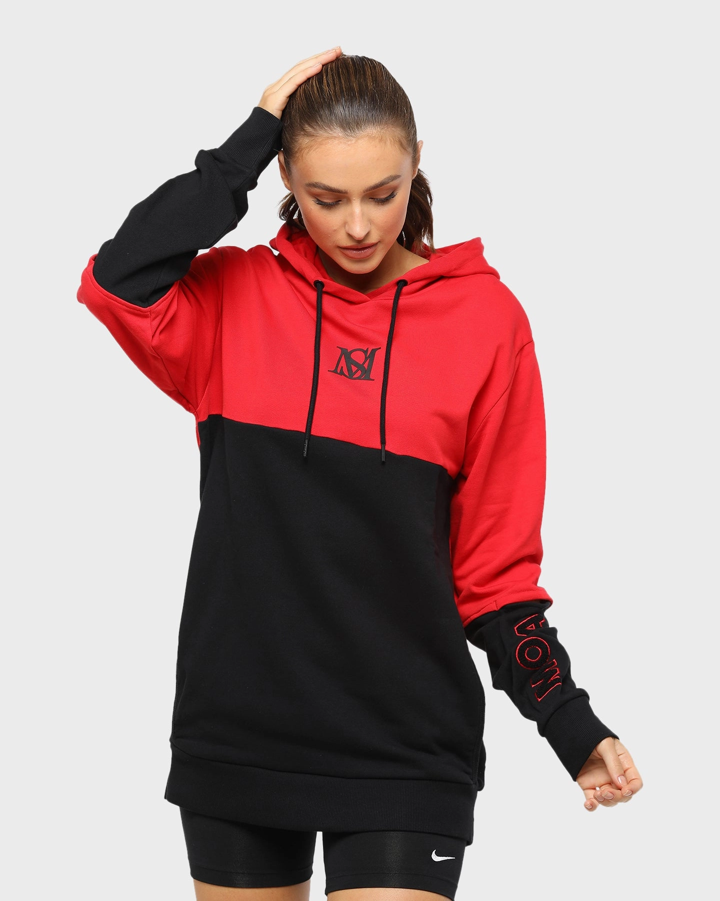 Saint Morta Justice New Age Hoody V2 Red/Black indoor gathering Attention