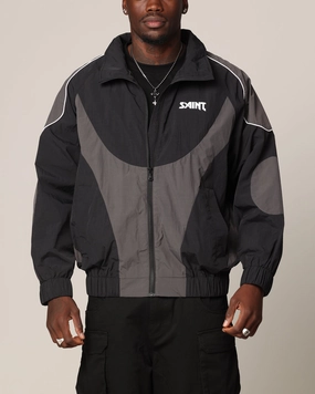 Reinforced Seams Saint Morta Rage Windbreaker Black/Grey
