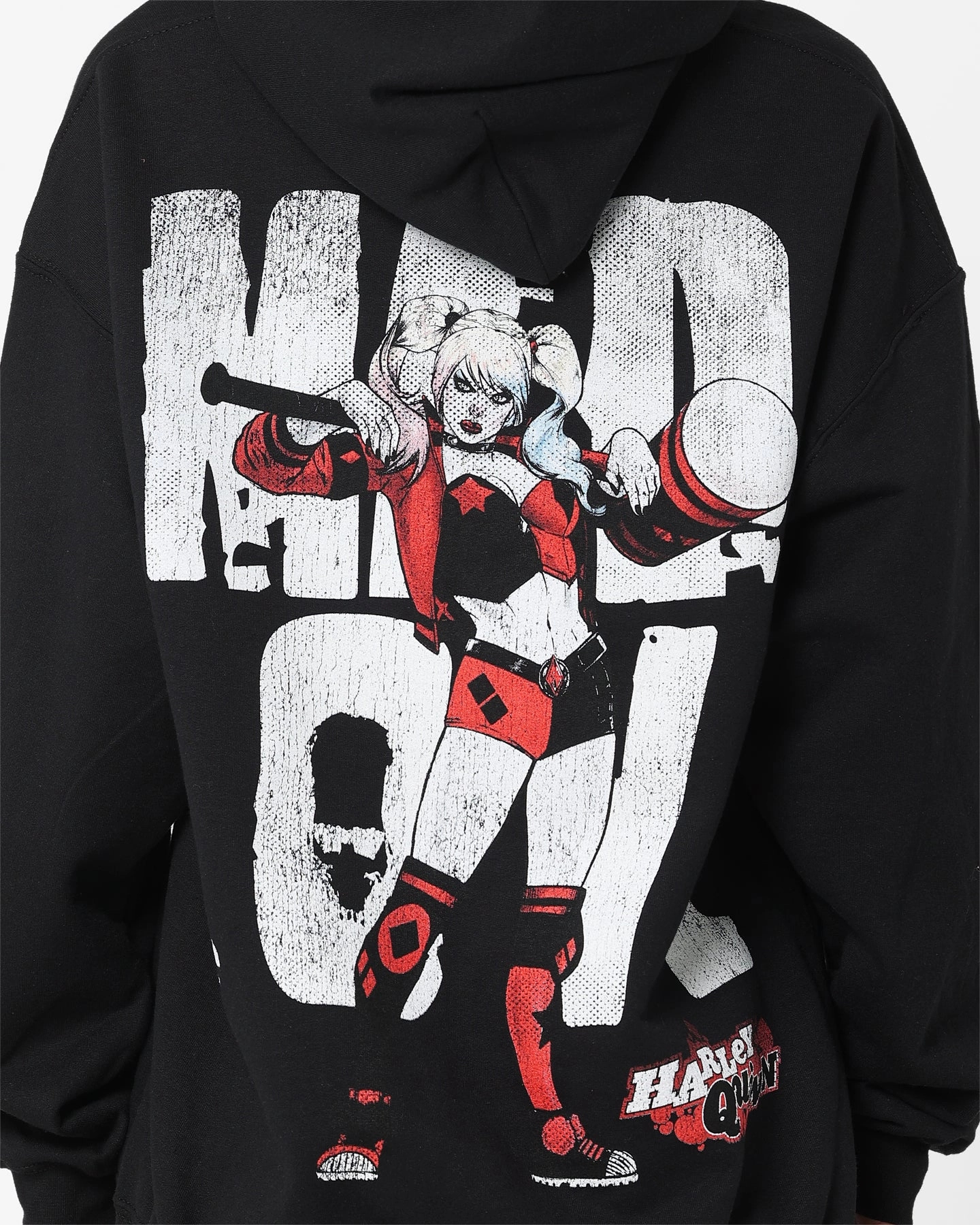 Popular Goat Crew X DC Batman Mad Love Hoodie Black