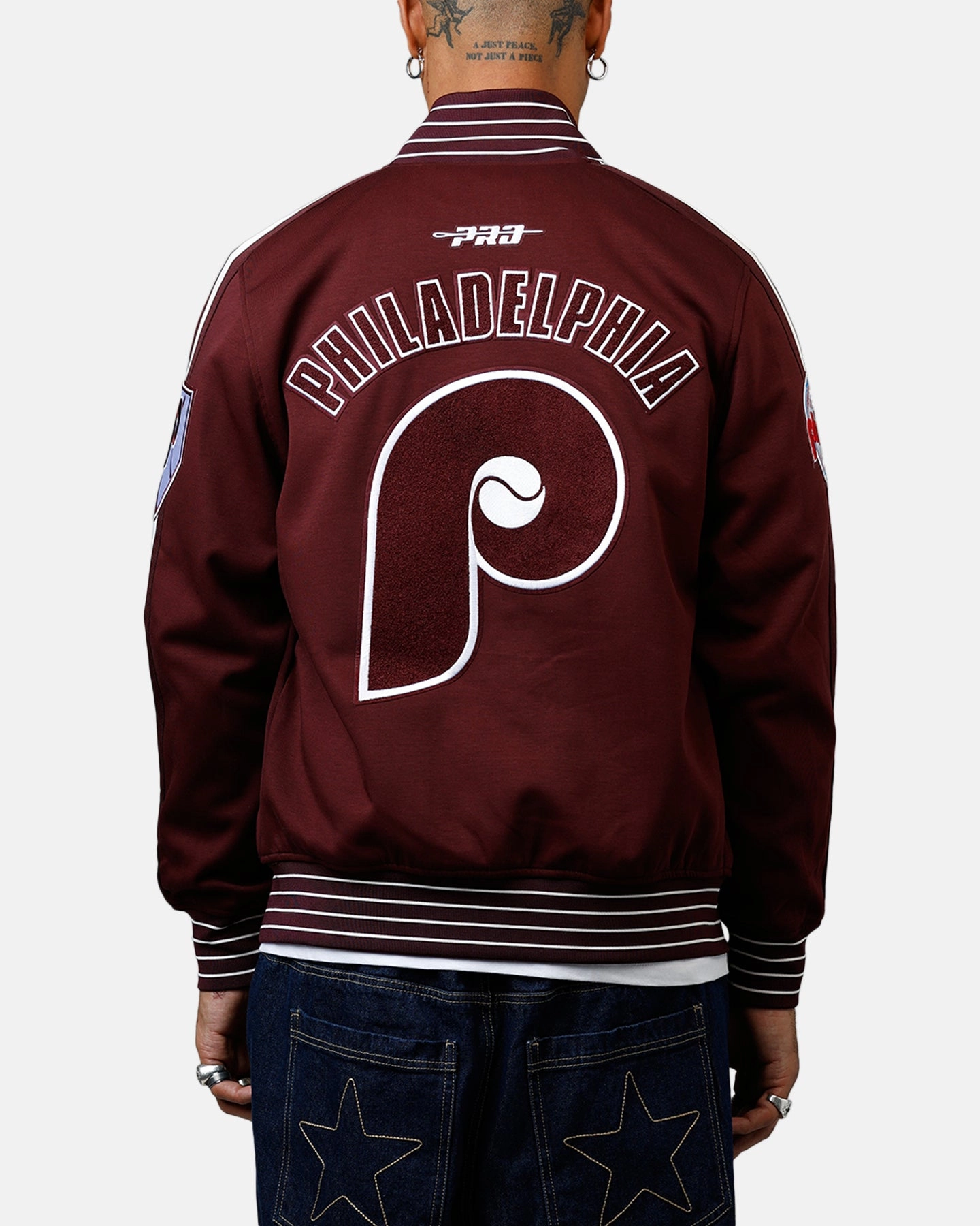Pro Standard Philadelphia Phillies Double Knit Jacket Burgundy planned purchase suitable for product launches