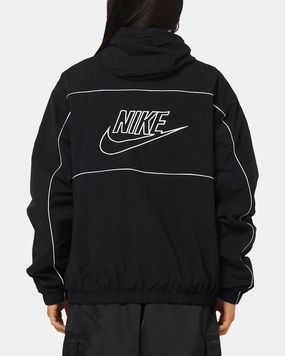 Nike Club Athlete Hooded Jacket Black/White/White Denim