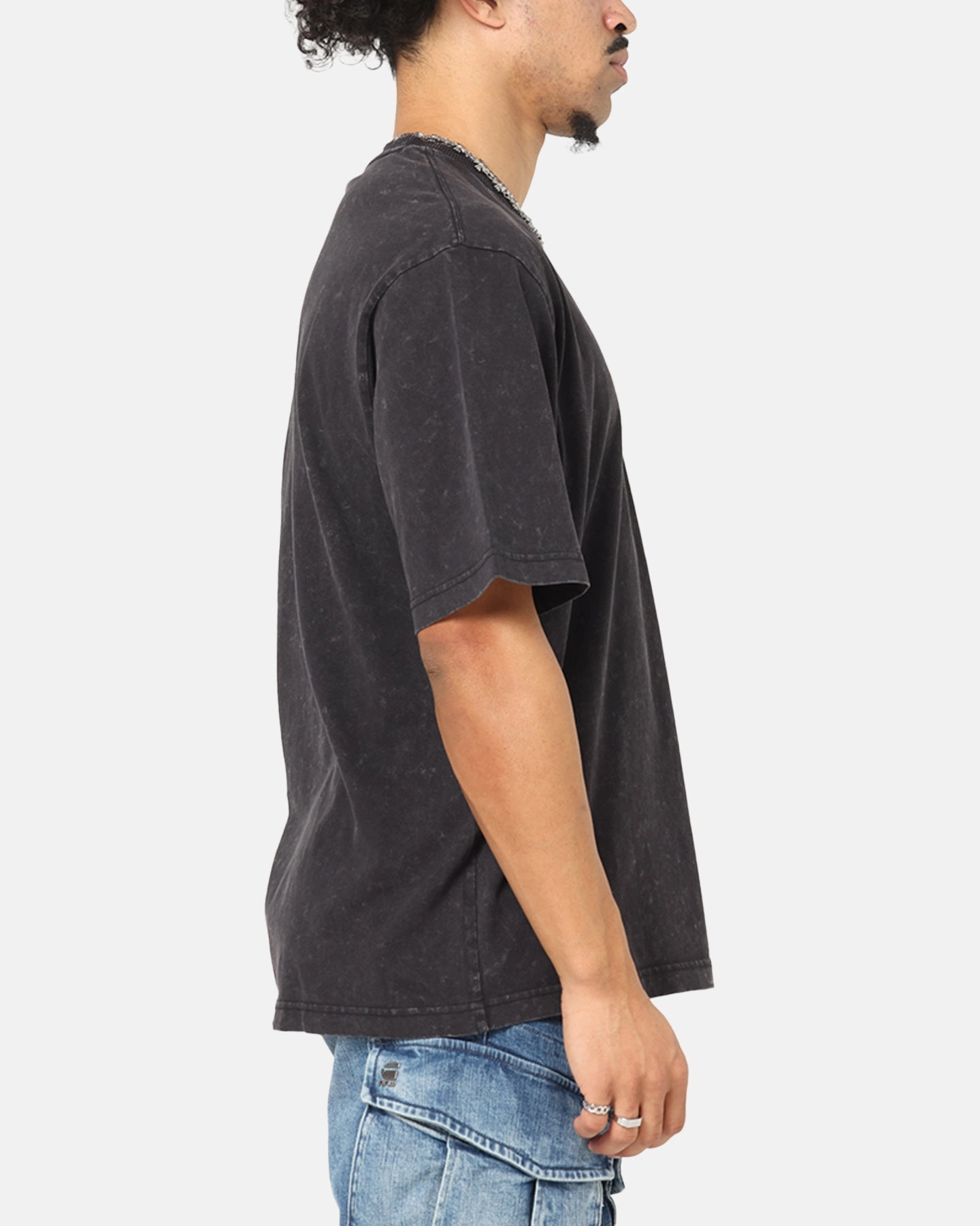 G-Star Acid Wash Boxy T-Shirt Black Retro nostalgia