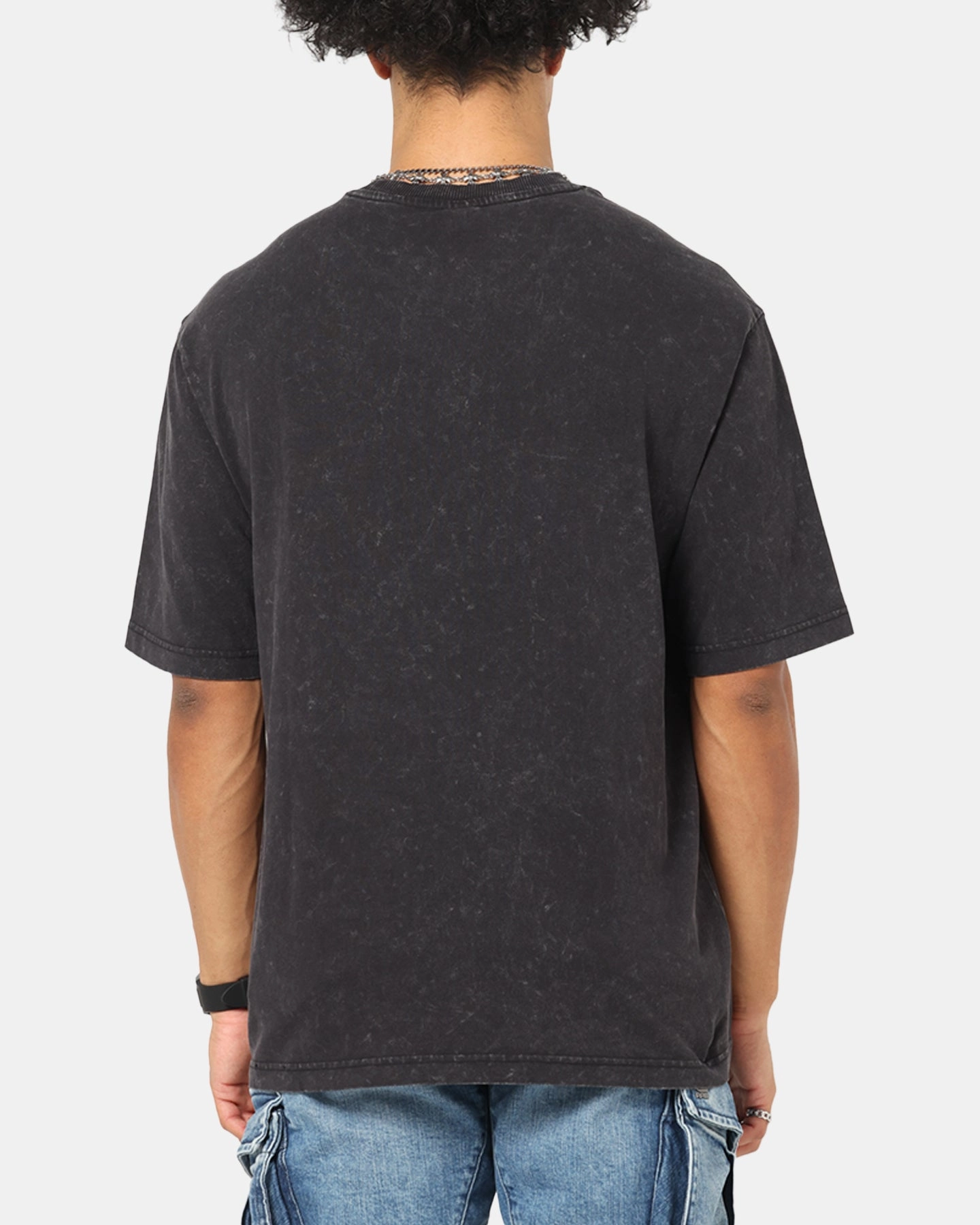 Summer Ready G-Star Acid Wash Boxy T-Shirt Black
