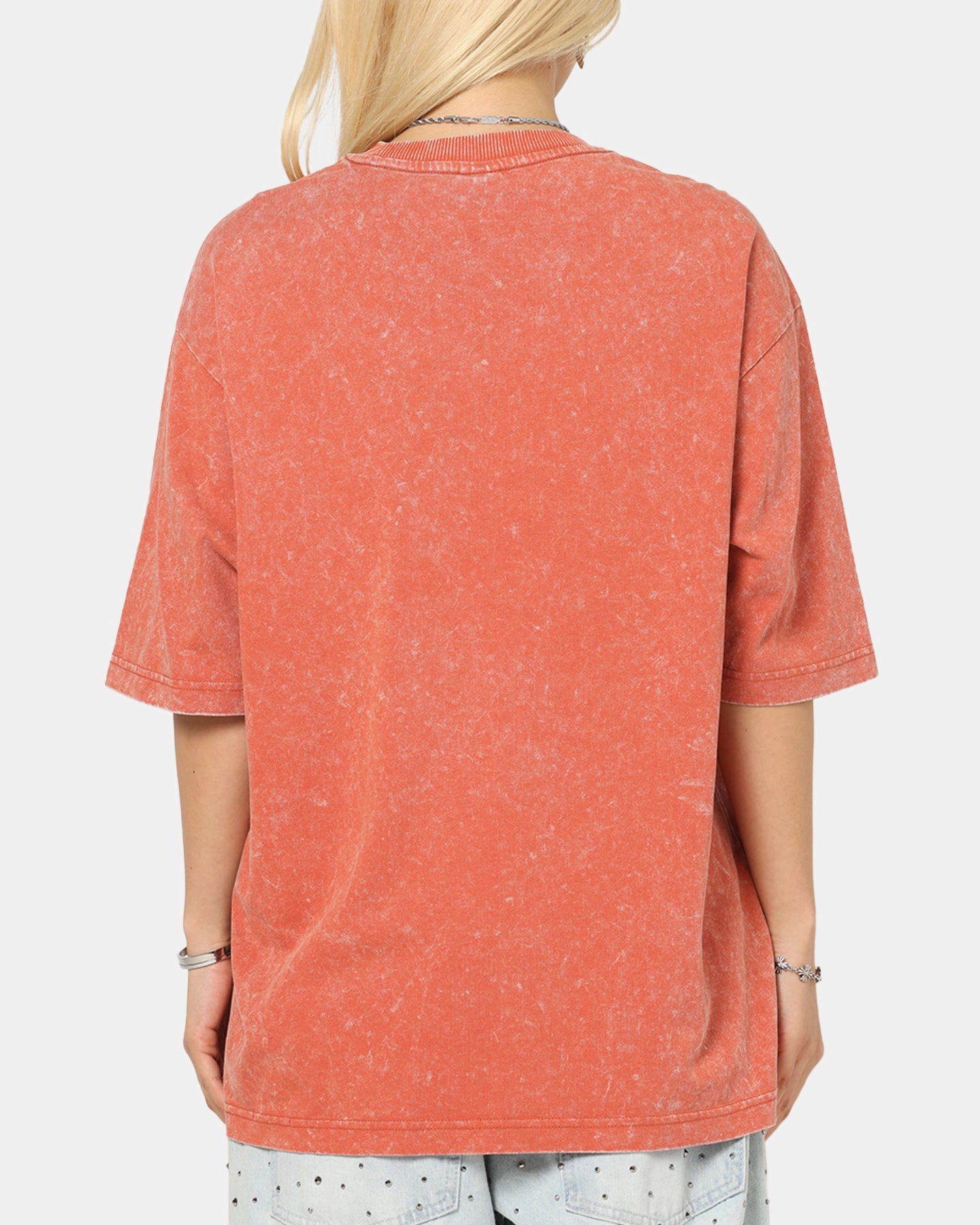 G-Star Acid Wash Boxy T-Shirt Red LightweightBlend