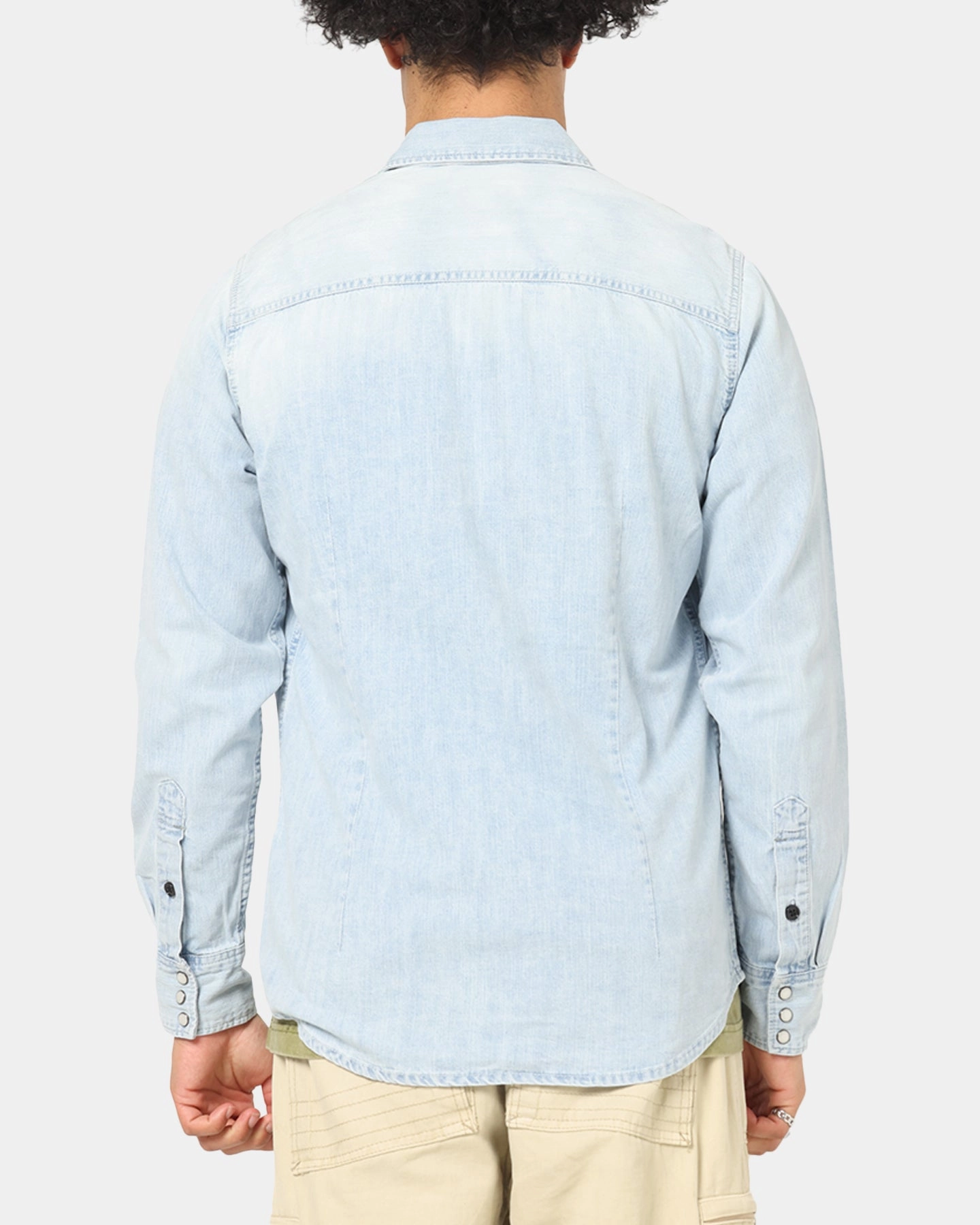 Classic Style G-Star Dakota Slim Long Sleeve Shirt Faded Blue