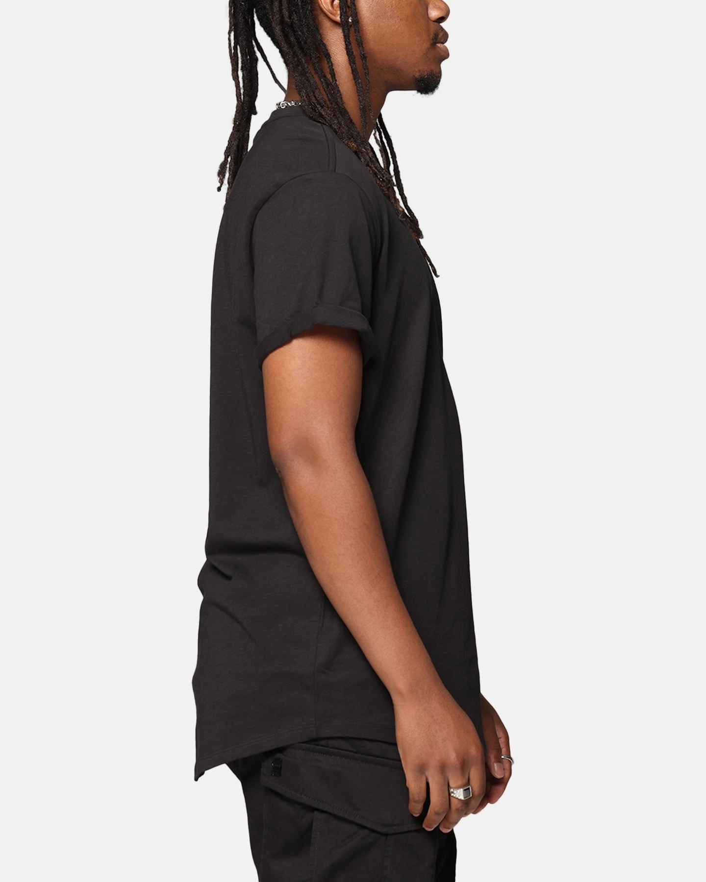 Beach Outfit Durable Ribbed Hem G-Star Lash T-Shirt Black