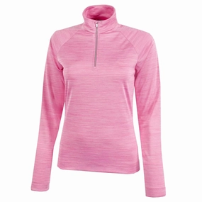 Fire Retardant Treated Fabric Strong Zip Galvin Green Dina Golf Pullover Blush Pink - FW20 Women