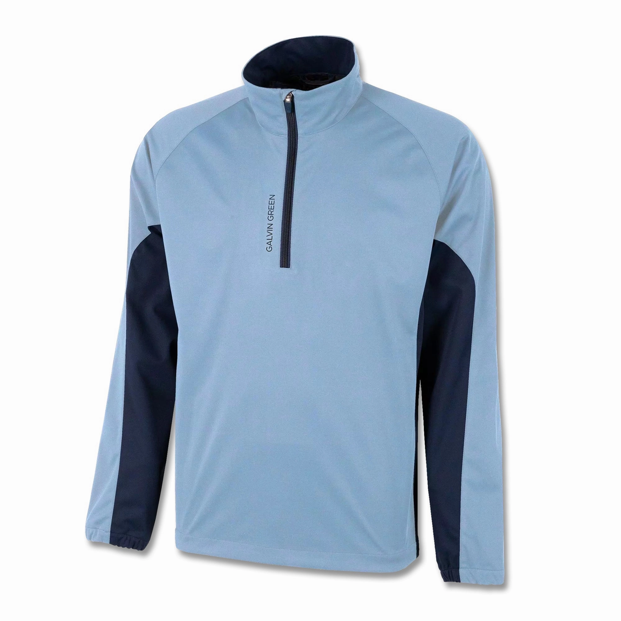Galvin Green Lucas Half Zip Golf Pullover Blue Bell/Navy - FW22 Men Unisex Casual Fit Eco Dye Process