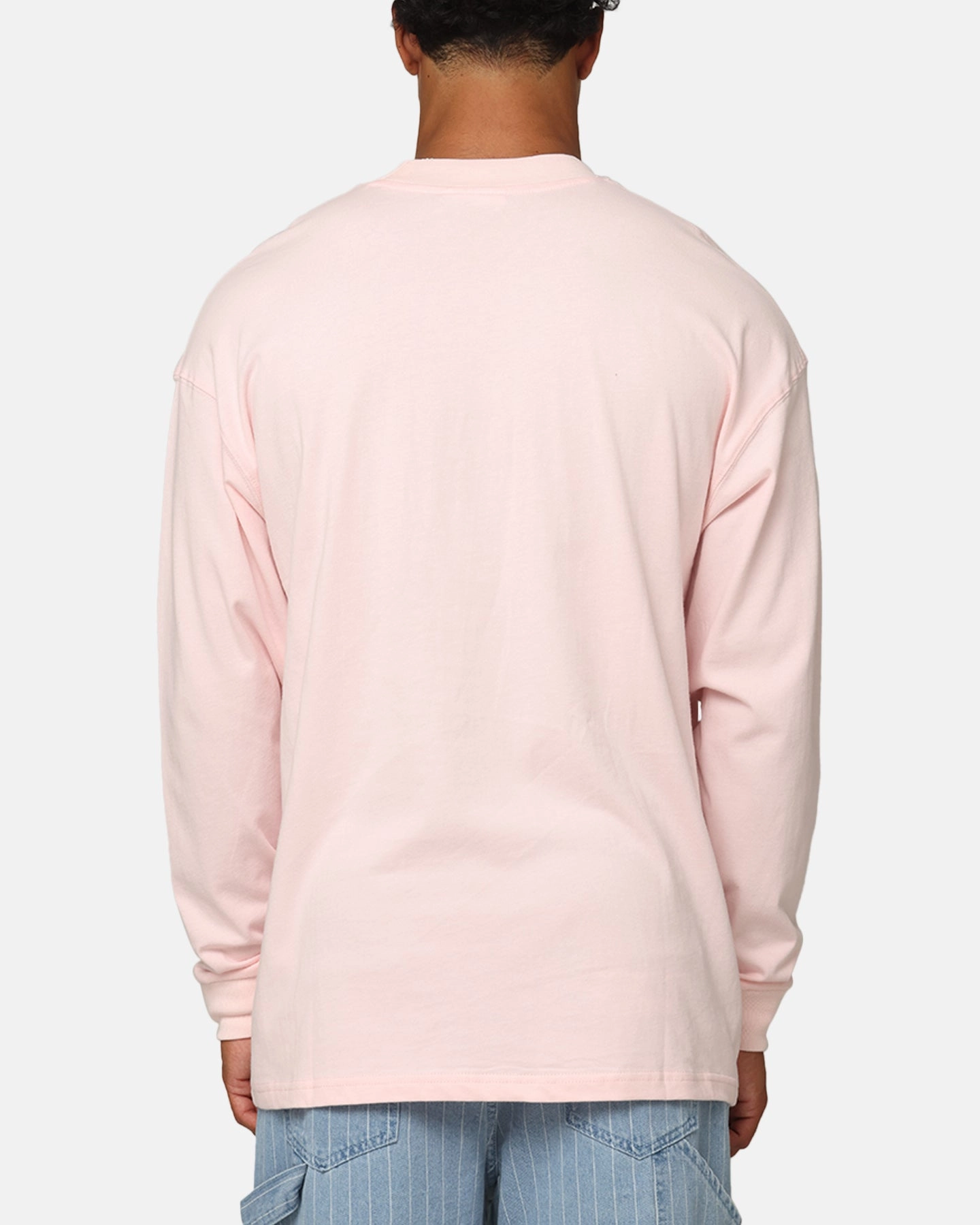 Carre Global Oversized Long Sleeve T-Shirt Pink Printed design Reinforced Hems