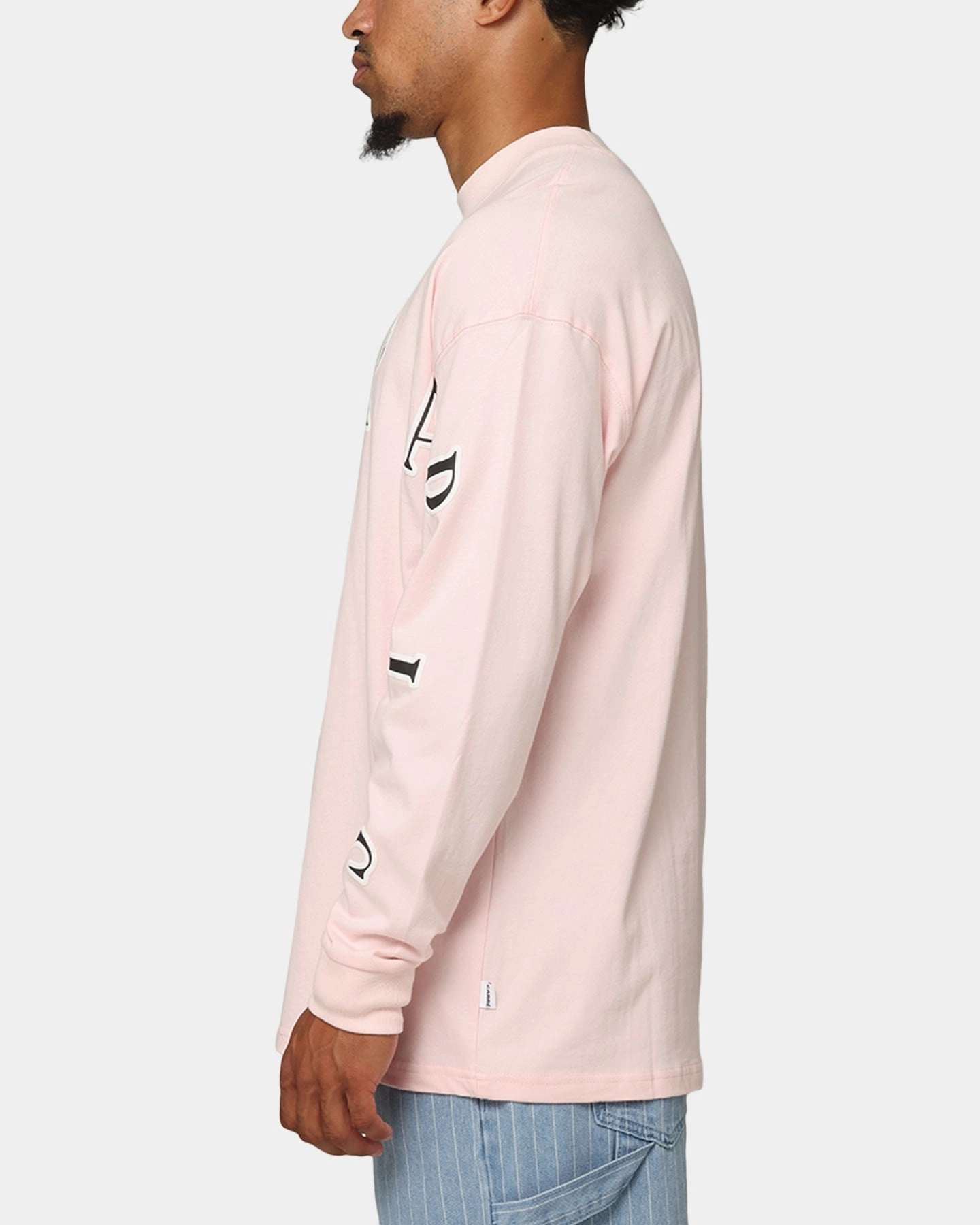 Carre Global Oversized Long Sleeve T-Shirt Pink Trendy popularity