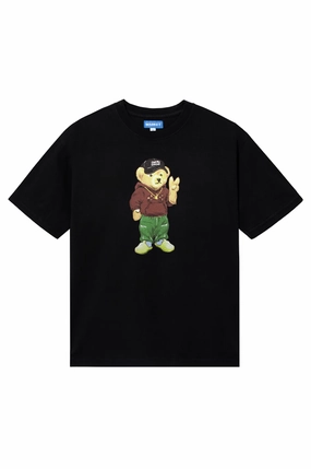 Market Studios Peace Bear Tee Wicking Interlock Knit