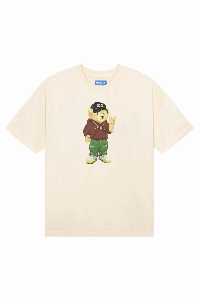 Seam Free Back Market Studios Peace Bear Tee