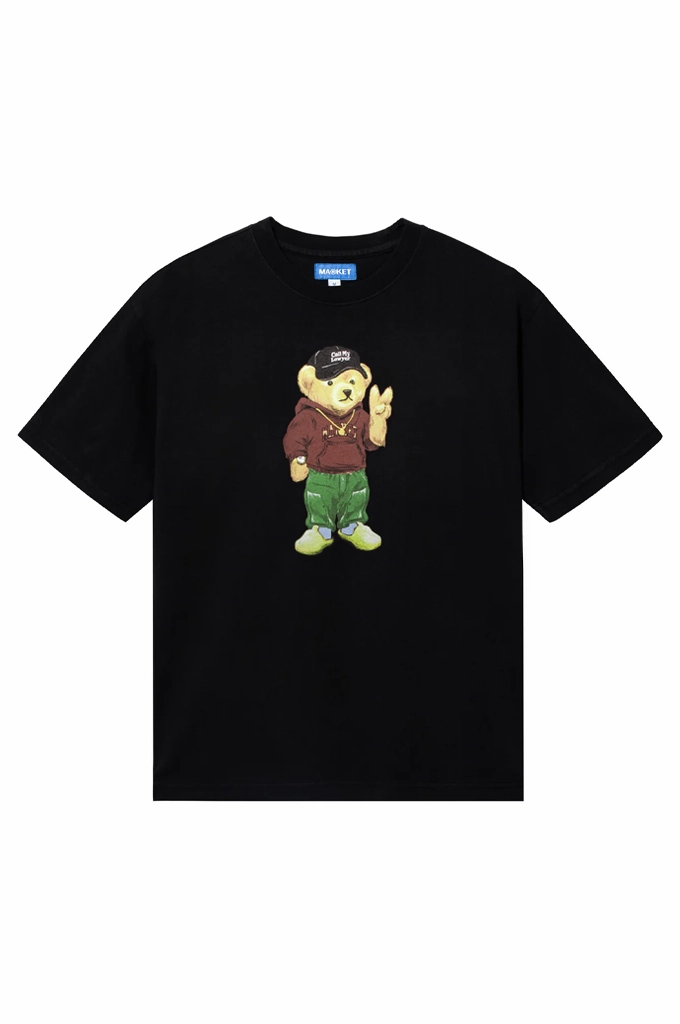 Market Studios Peace Bear Tee Wicking Interlock Knit