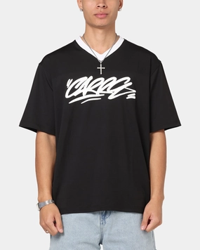 Tagless Comfort Carre Graffiti Jersey T-Shirt Black