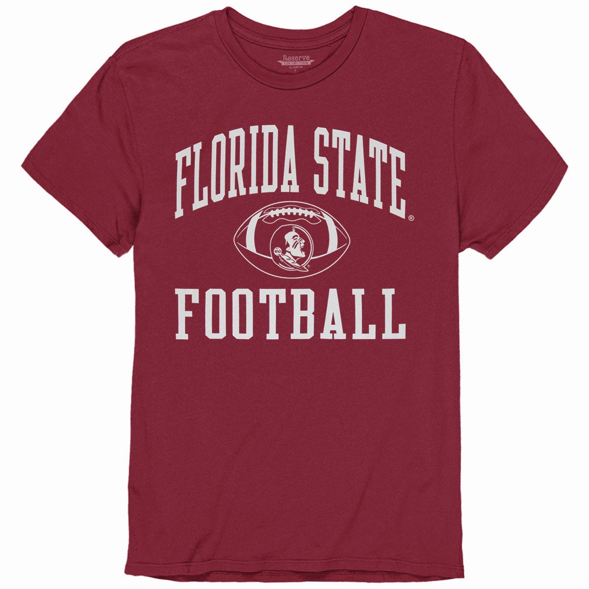 Cozy and Fashionable Reinforced Shoulders Blue 84 Men's Florida State Football Design Short Sleeve T-shirt - Garnet
