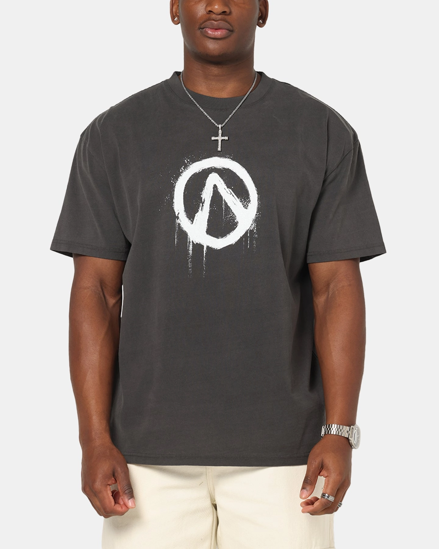 73 Studio X Borderlands 4 Break Free T-Shirt Black Wash Sun Protection