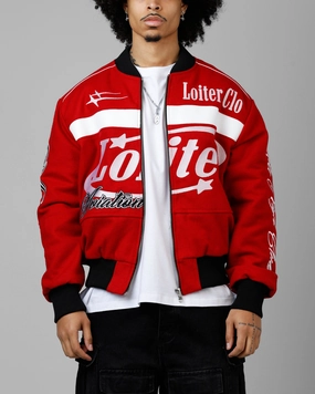 Risk Loiter Aviation Bomber Jacket Red/Black
