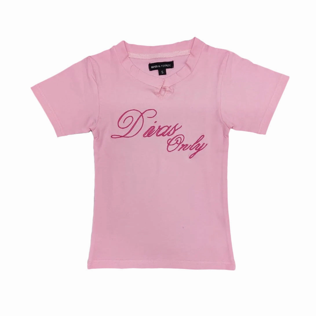 General Public Divas Only Tee 'Pink' Vintage authenticity