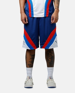 Water Repellent Finish Puma X BMW MMS Shorts White/Blue