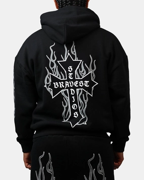 Bravest Eternal Hoodie Black Odor Control Treatment Light Comfort