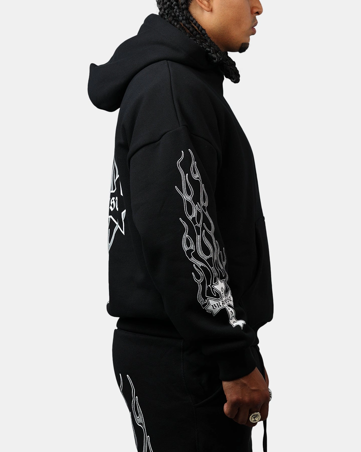 Bravest Eternal Hoodie Black Award Windproof Wear