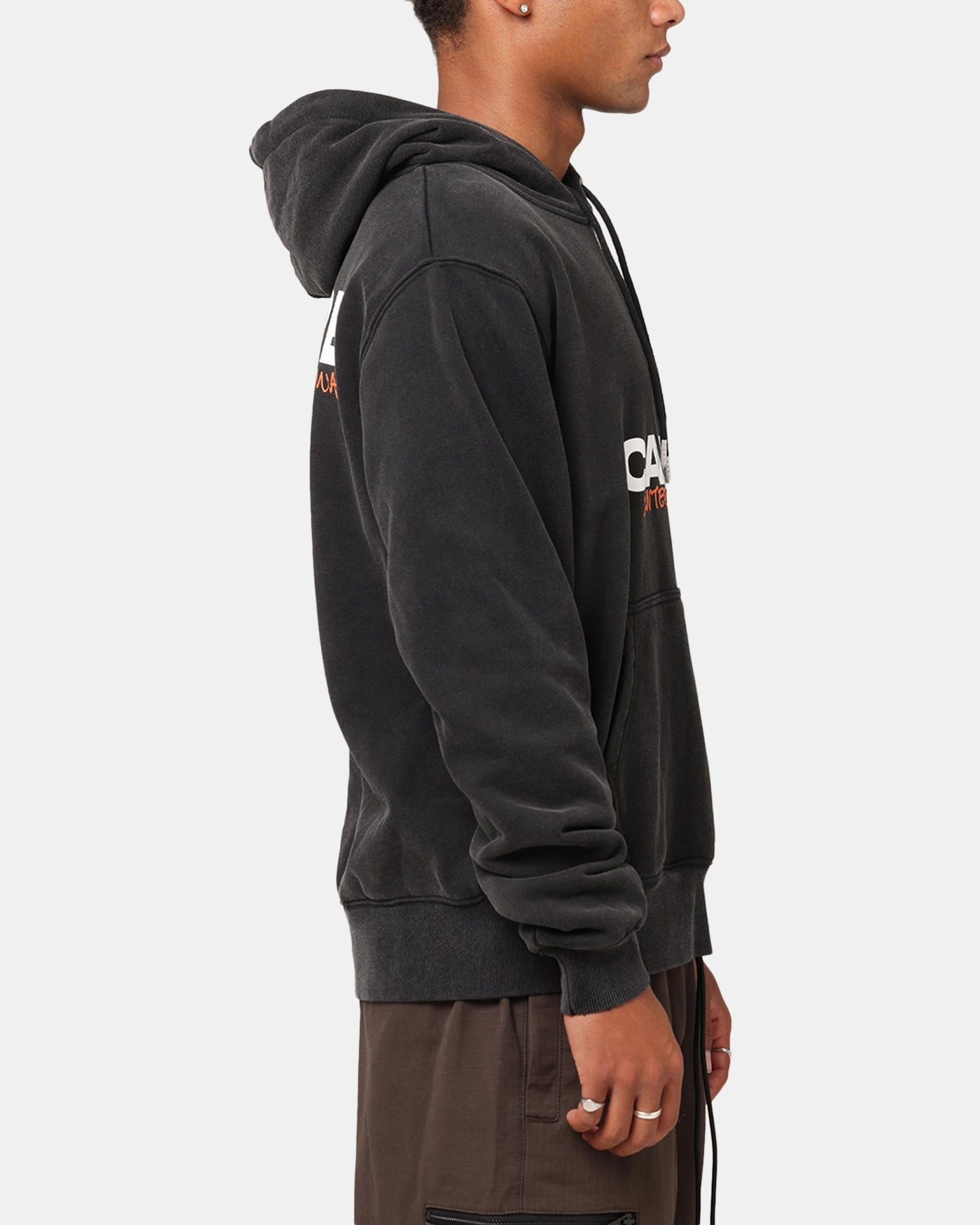 Prevent Carre Handdrawn Hoodie Vintage Black/White