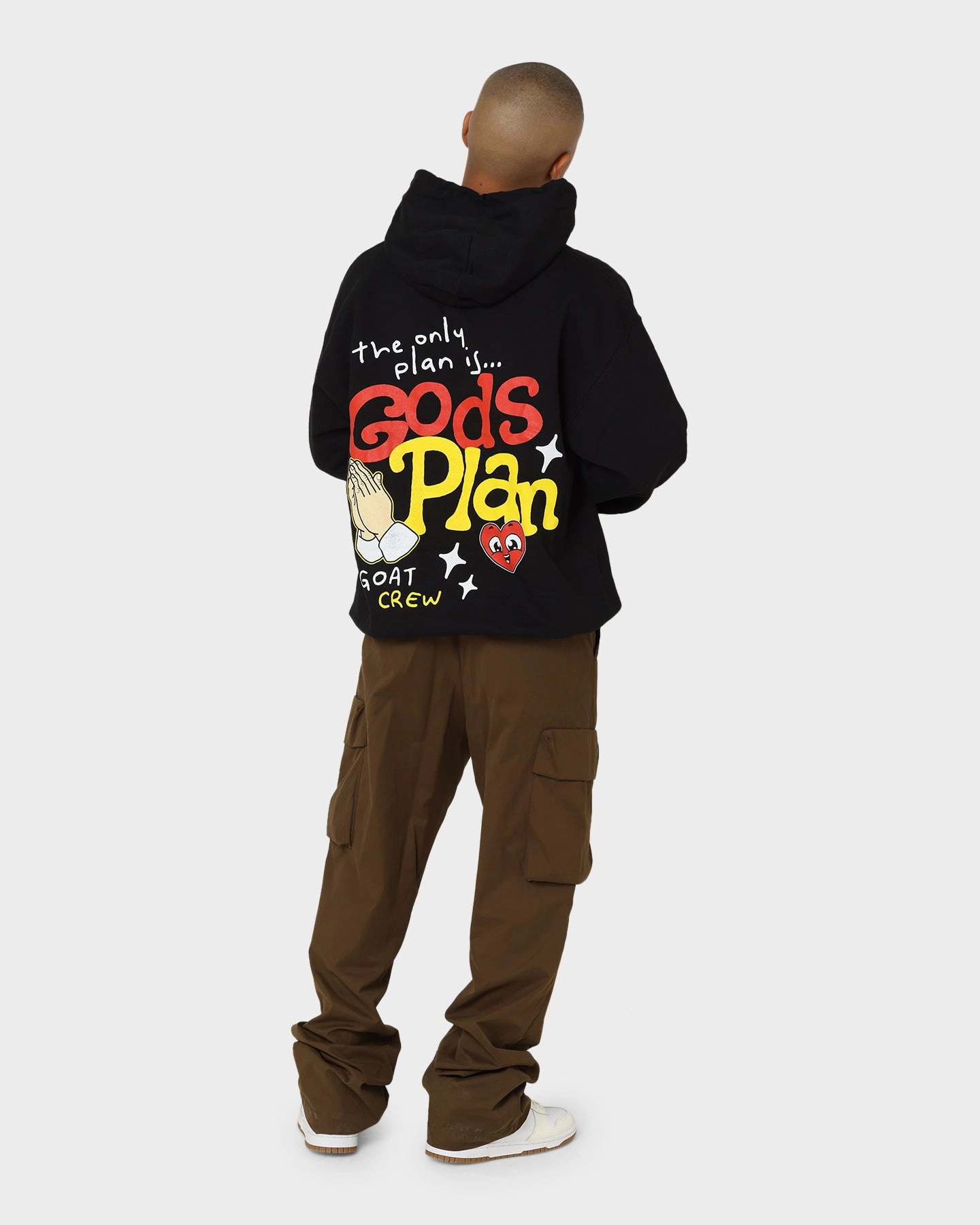 Goat Crew Godsplan Hoodie Black Adore