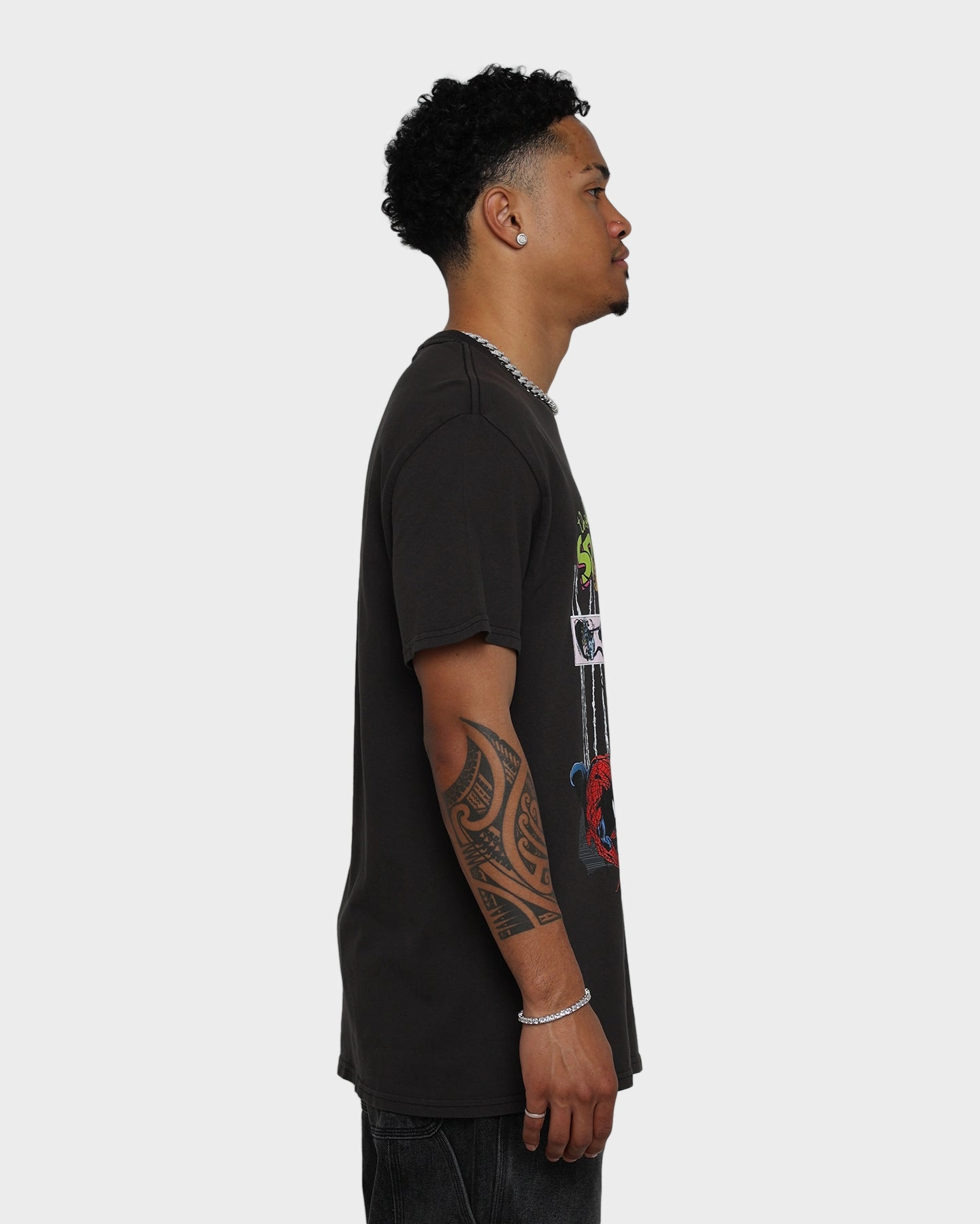 Modern Layer HUF X Marvel Brock Vintage T-Shirt Washed Black
