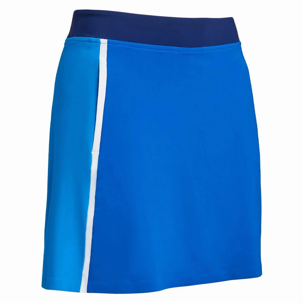 Formal Event Gfore Colour Block A-Line Golf Skort Ultramarine - FW22 Women