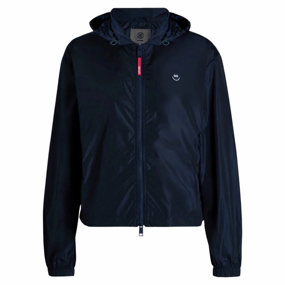wrinkle free finish Gfore Fine Nylon Hooded Golf Jacket Twilight - SP25 Women