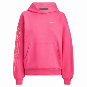 Gfore Golfer French Terry Oversized Hoodie Golf Jacket Knockout Pink - FA24 Women City Ready Stretch Panels