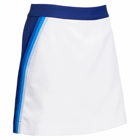 Frayed Finish Gfore Tux Golf Skort Snow - FW22 Women