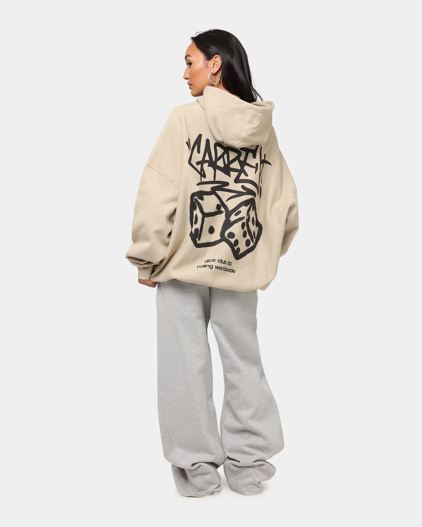 Program Carre Rolling Worldwide Hoodie Stone