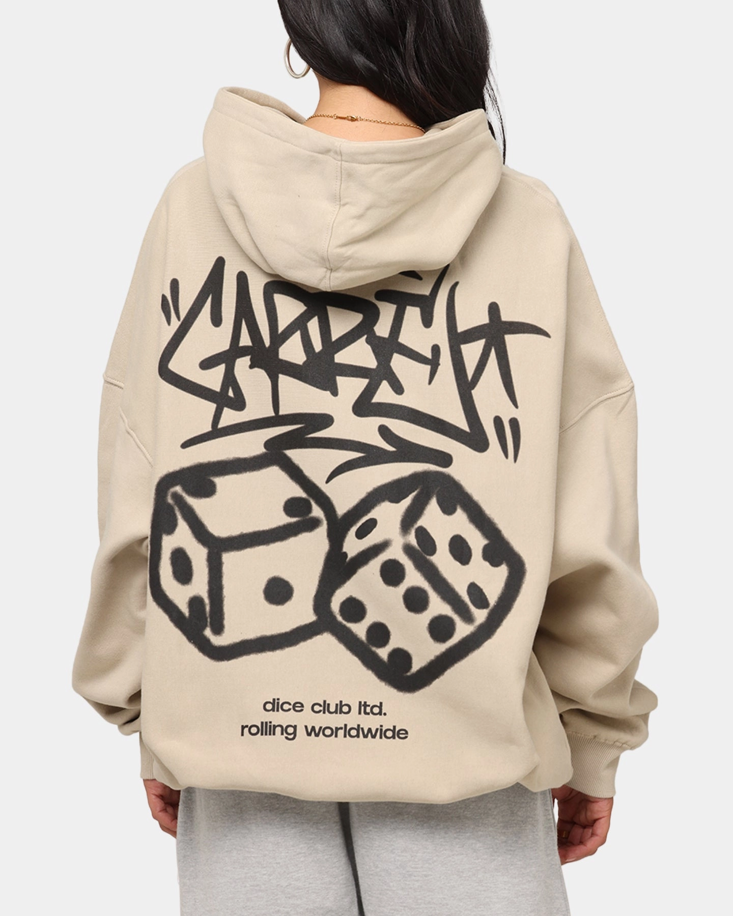 Vision Involve Carre Rolling Worldwide Hoodie Stone