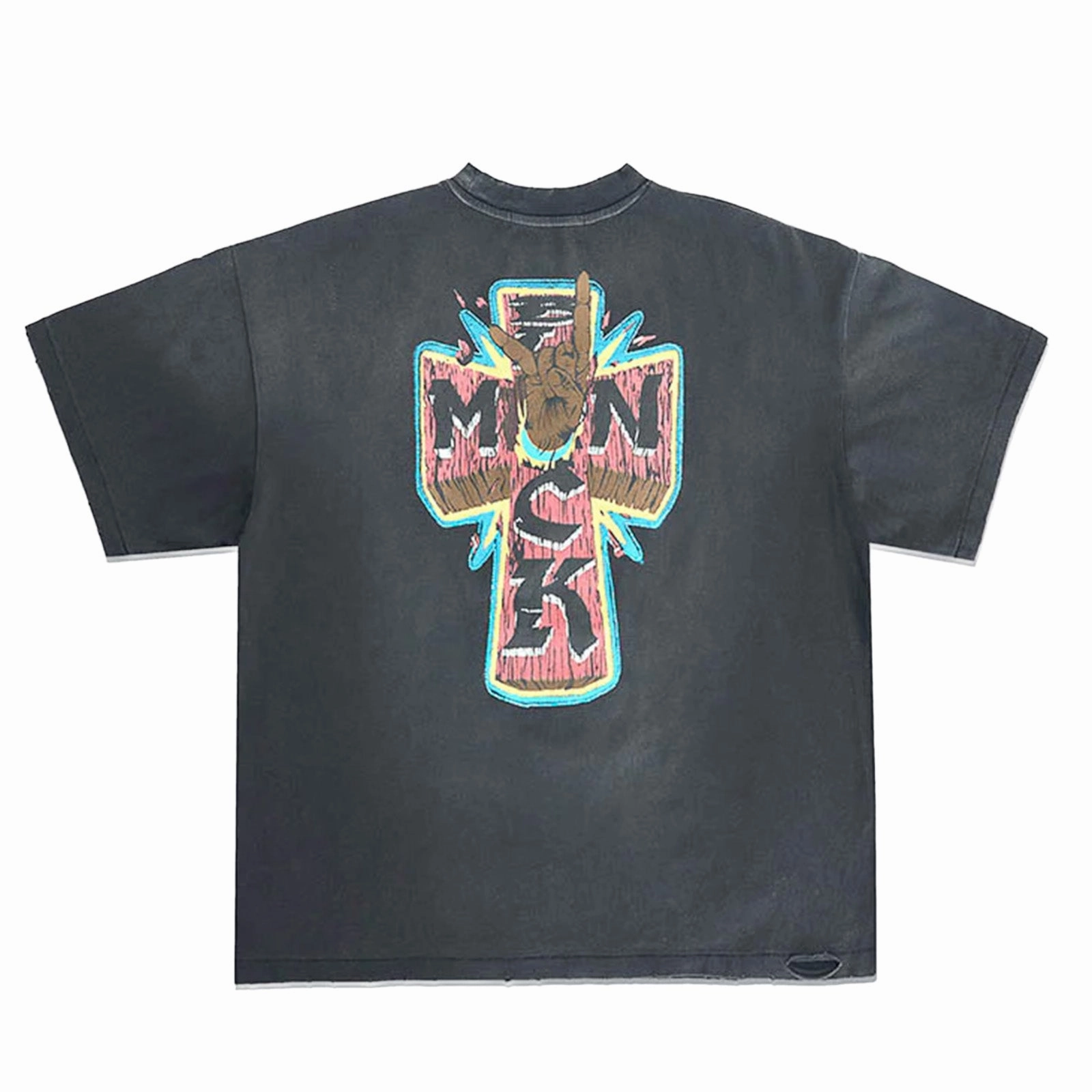 Active Trend Look Black Angels In Flight Pangea Where is Africa T-shirt "Black"