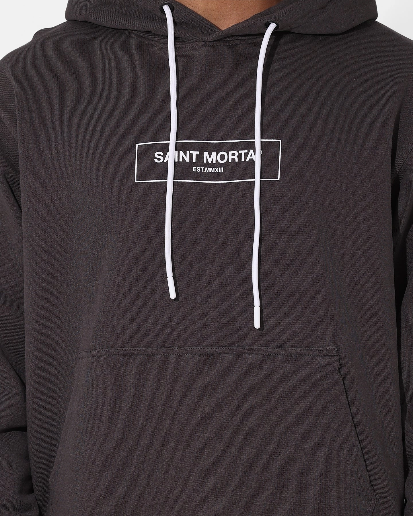 Saint Morta Alpha Hoodie Washed Black Storage