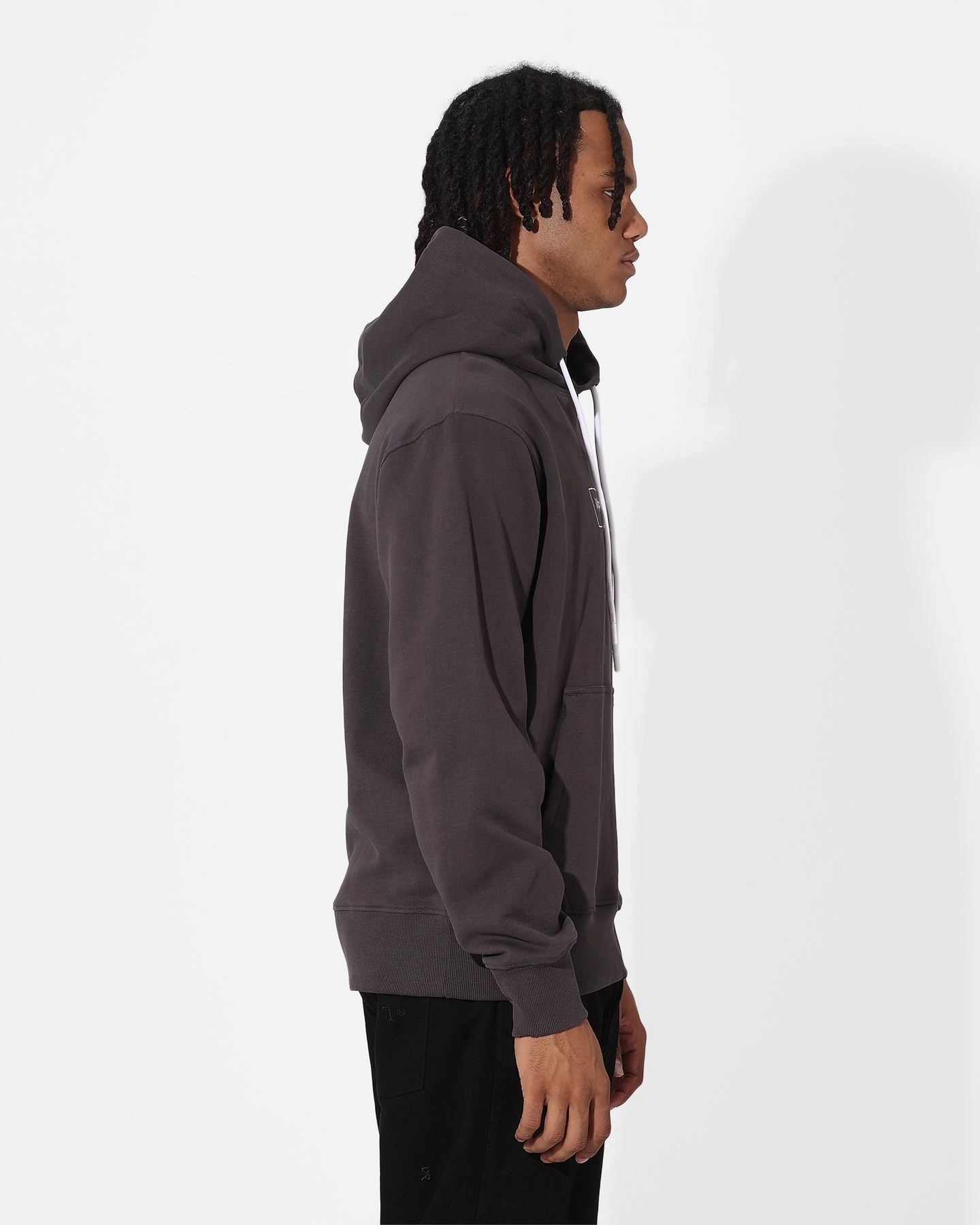 Saint Morta Alpha Hoodie Washed Black See