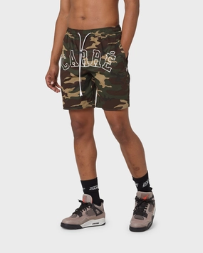 Easy Adjust Drawcord Active Design Carr?? Arc La Plage Shorts Camo