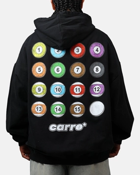 Carre Break Hoodie Black Moisture Wicking Liner