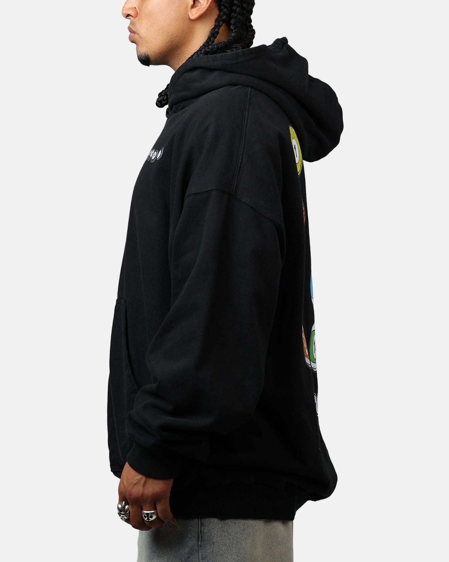 kids' Carre Break Hoodie Black