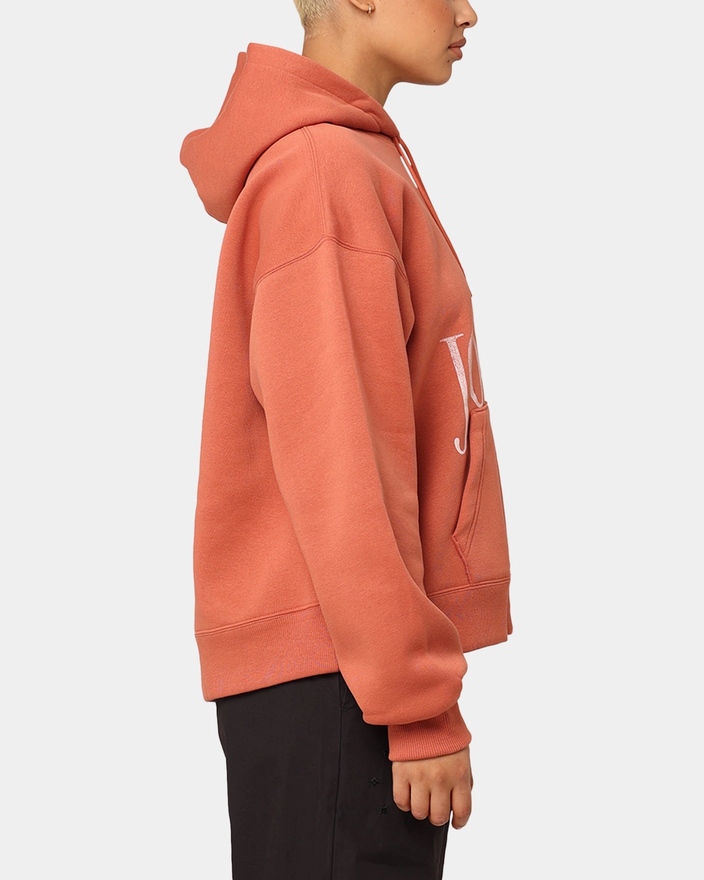 LowProfile Seam Design Jordan Women's Brooklyn Fleece Pullover Hoodie Dusty Peach/Sail