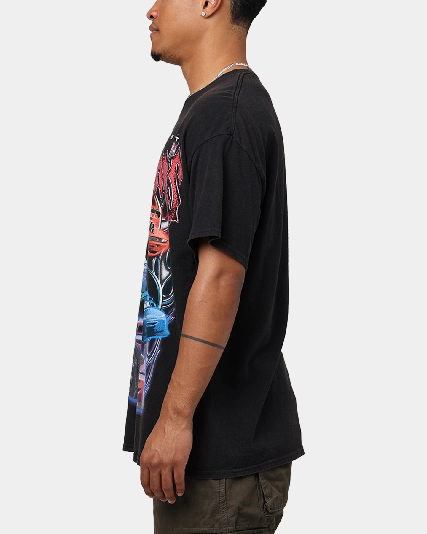 Goat Crew - Pixar Cars Delinquent Road Hazards Vintage T-Shirt Black Wash Beach relaxation Fit For All Day