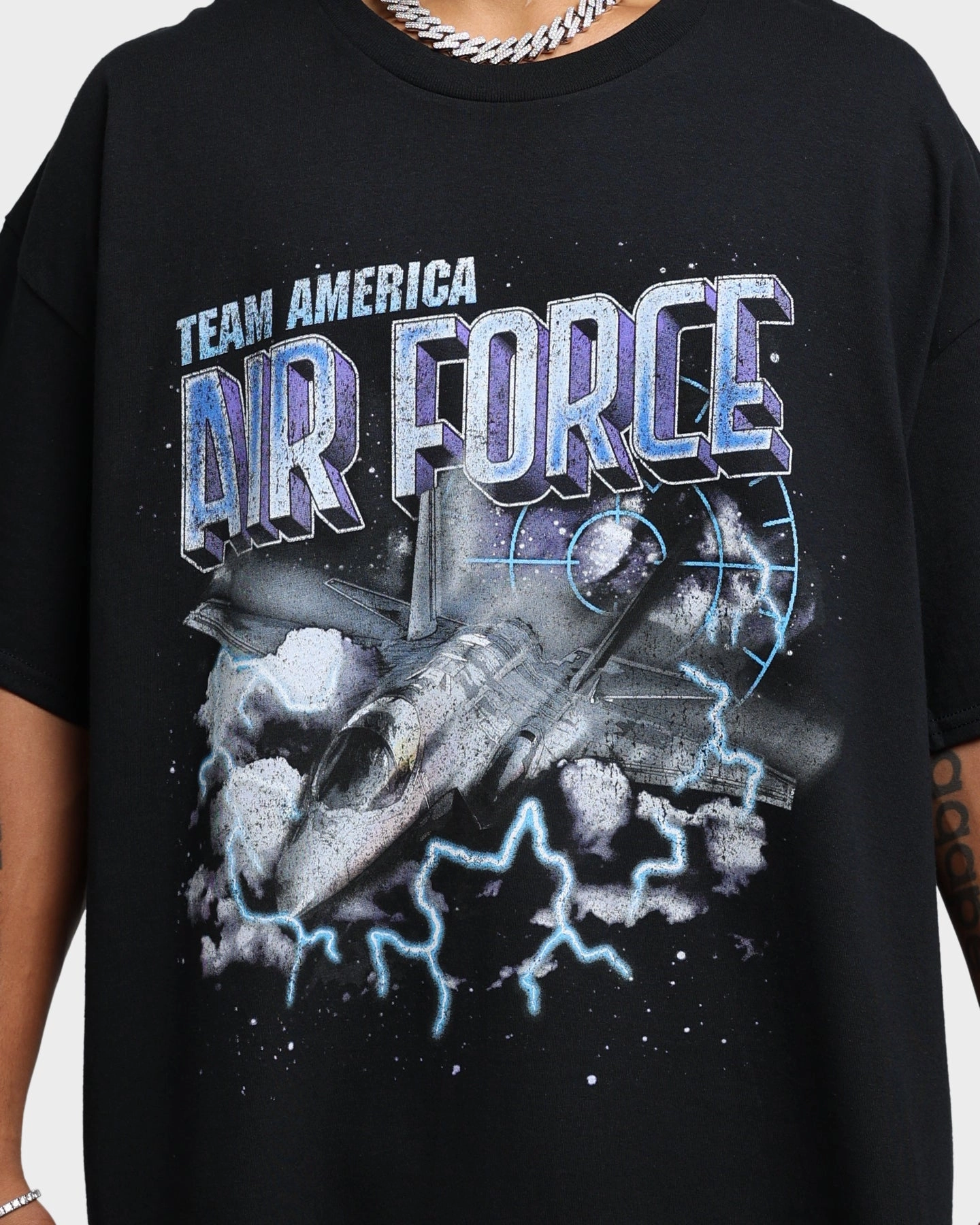 Goat Crew Air Force Vintage T-Shirt Black Modern innovation On-the-Go Fashion