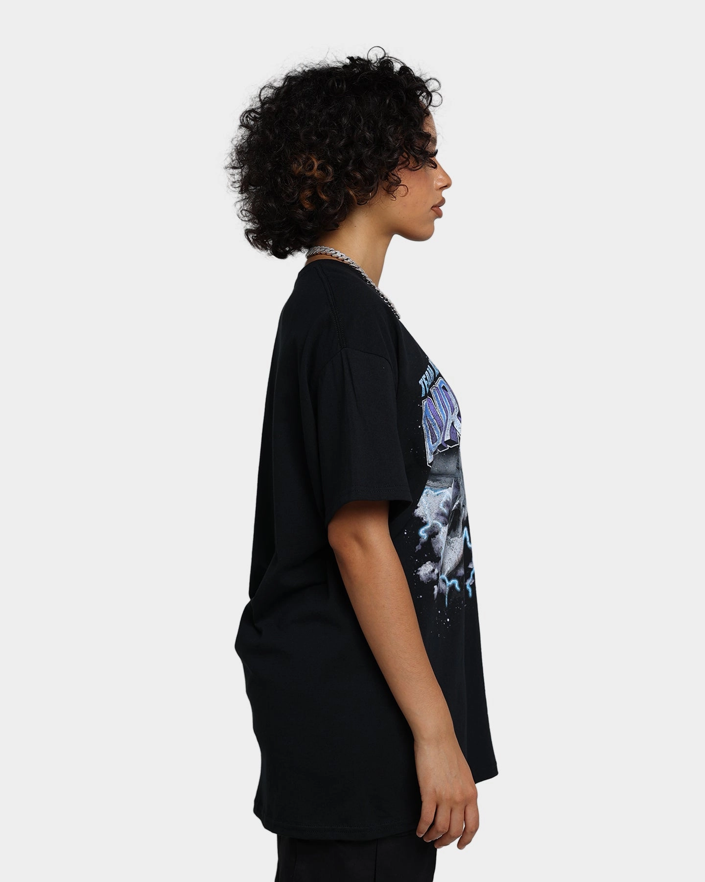 Goat Crew Air Force Vintage T-Shirt Black V neck elegance