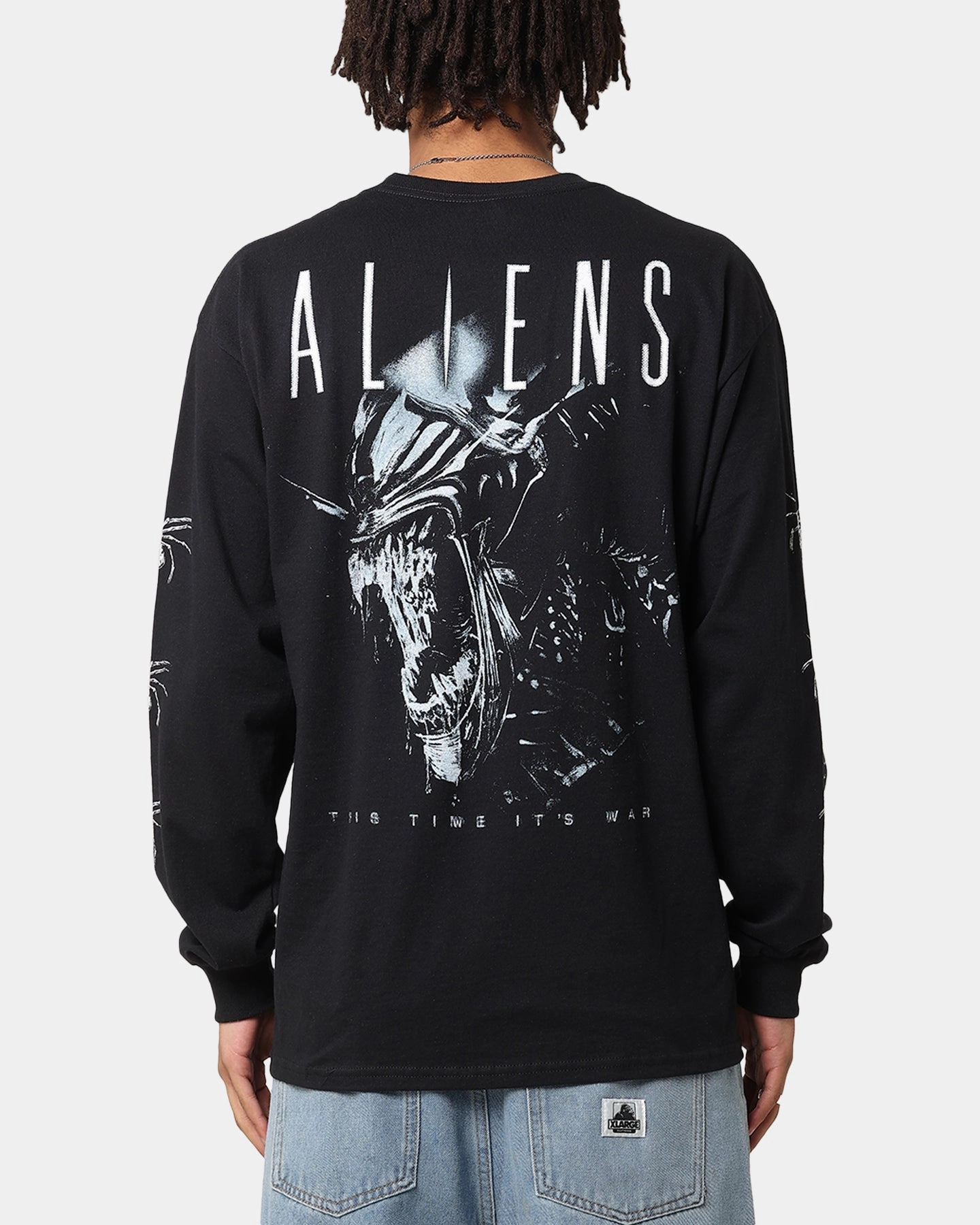 easy to pair Goat Crew Aliens Long Sleeve T-Shirt Black