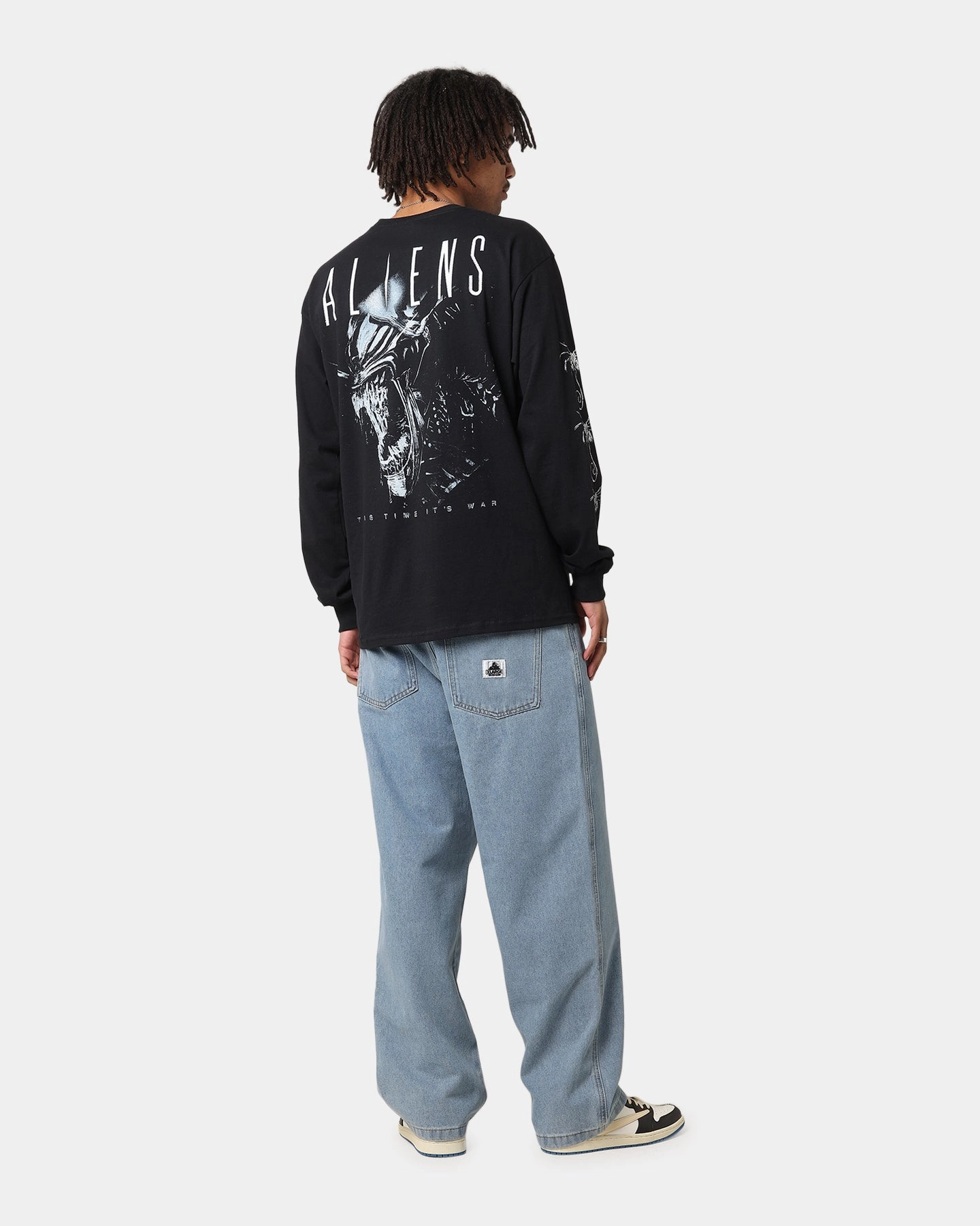 Goat Crew Aliens Long Sleeve T-Shirt Black family gathering