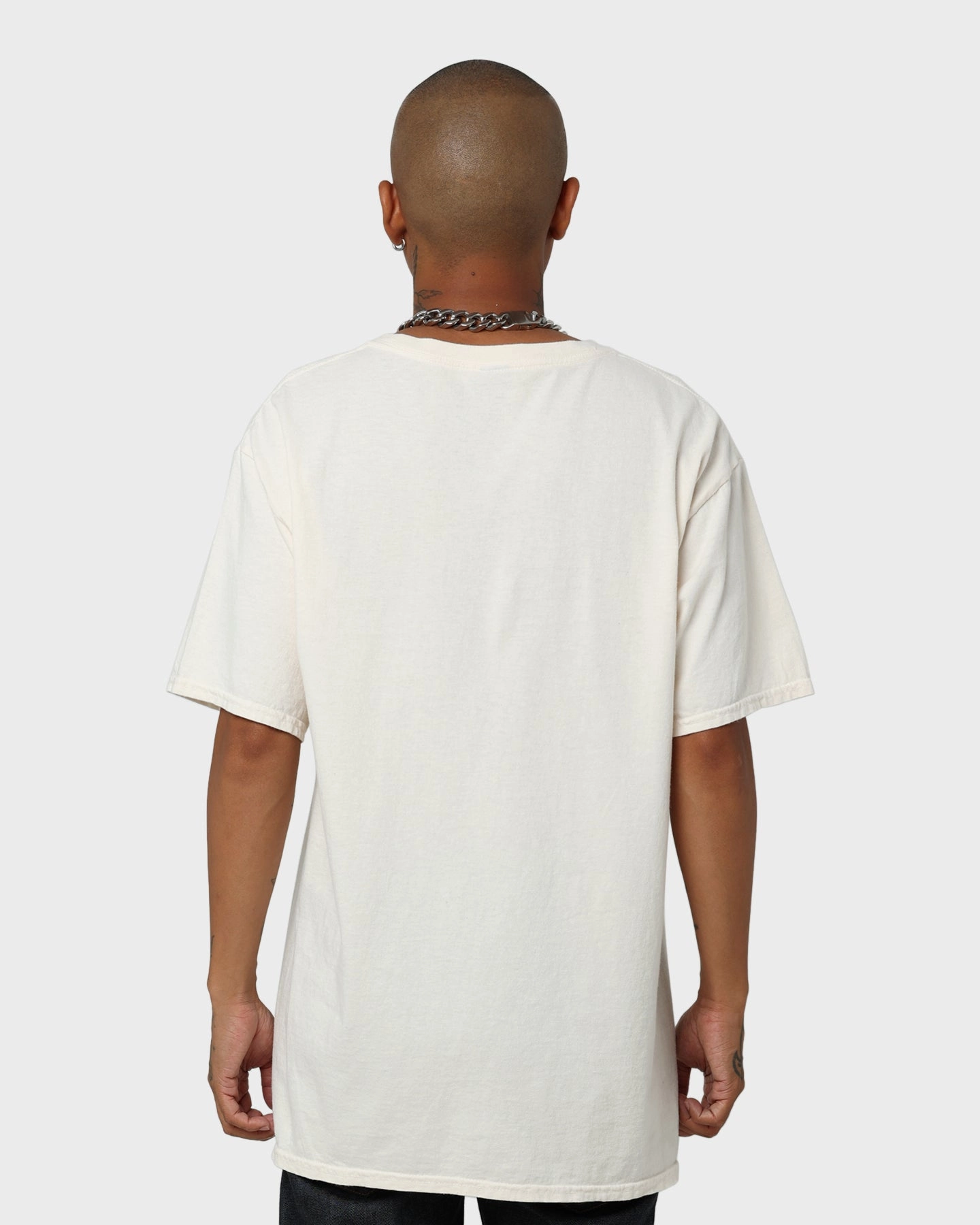 Daily Favorite Goat Crew All Over Houston Vintage T-Shirt Off White