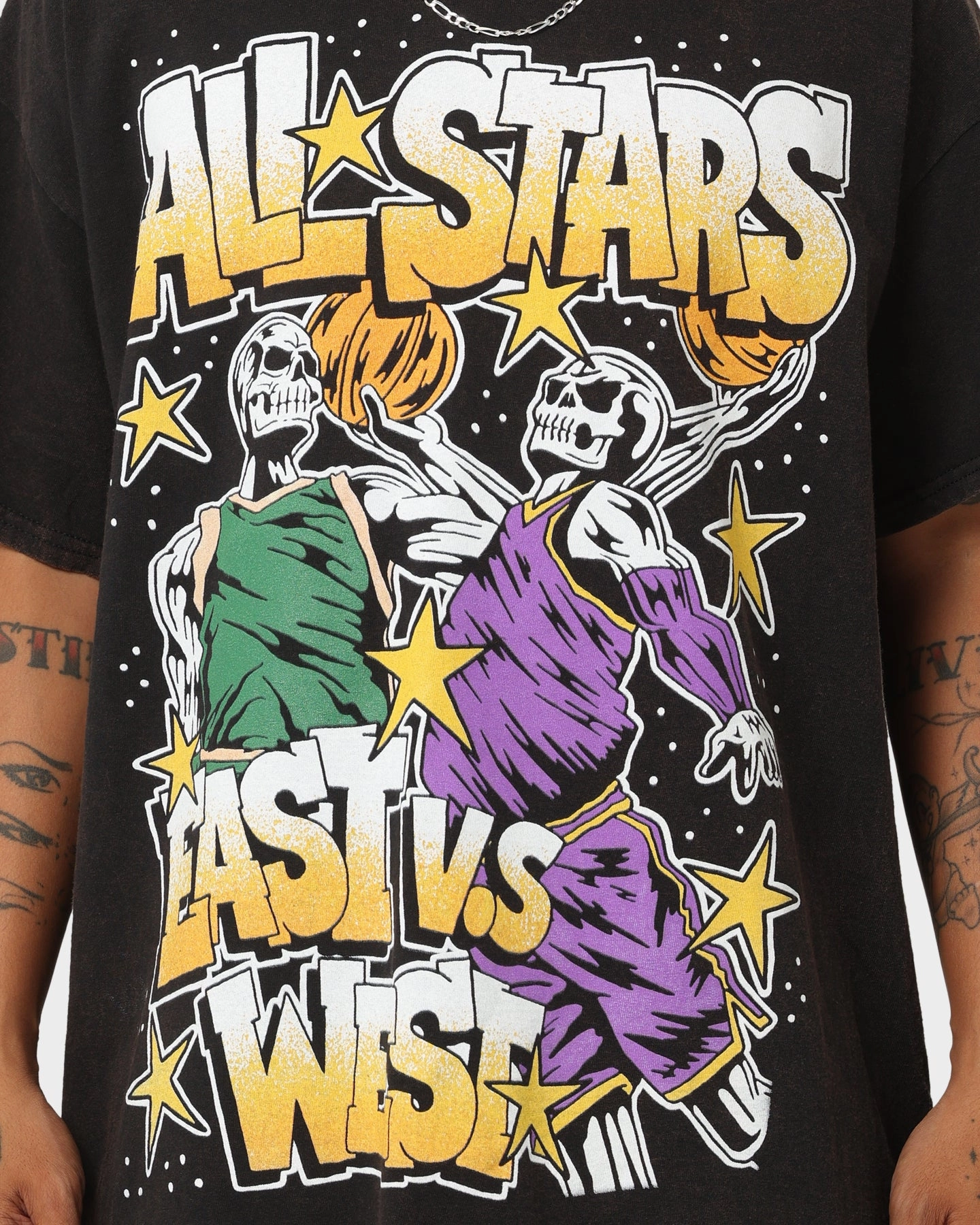 Cozy Look Goat Crew All Star Vintage T-Shirt Black Wash
